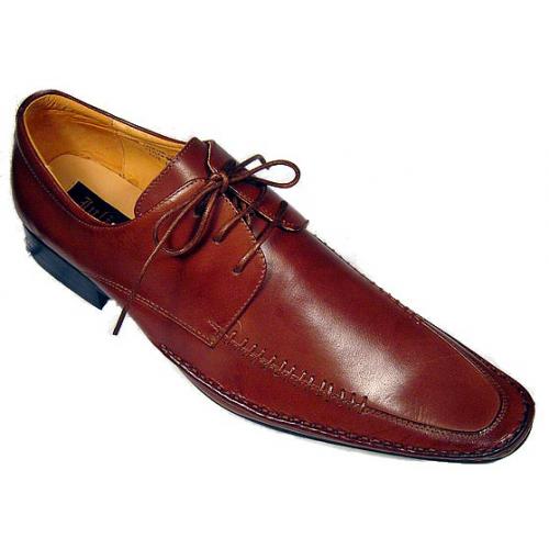 Juliani Cognac Genuine CalfSkin Shoes #580